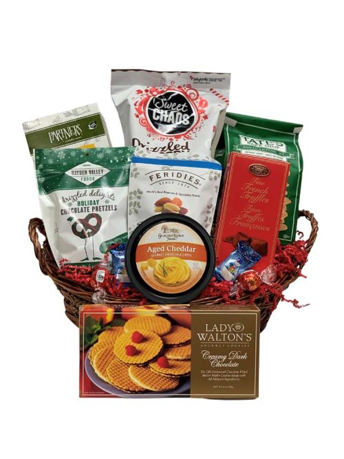 Holiday Office Snack Basket